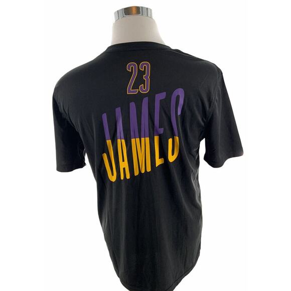 NBA LA Lakers LeBron James #23 Jersey Mens M Basketball Sporty Active Pullover - Picture 3 of 5
